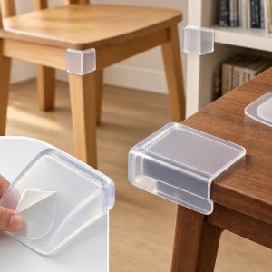 Premium Clear Corner Guards Baby Proofing Sharp Edges Soft Silicone Table Protectors Safety Bumpers Clear
